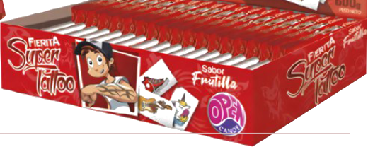 Paleta Tattoo Frutilla x50u