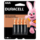 Pilas Duracell AA y AAA x6u