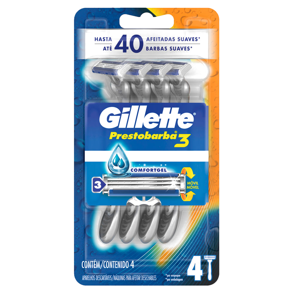 Prestobarba Gillette 3 hojas