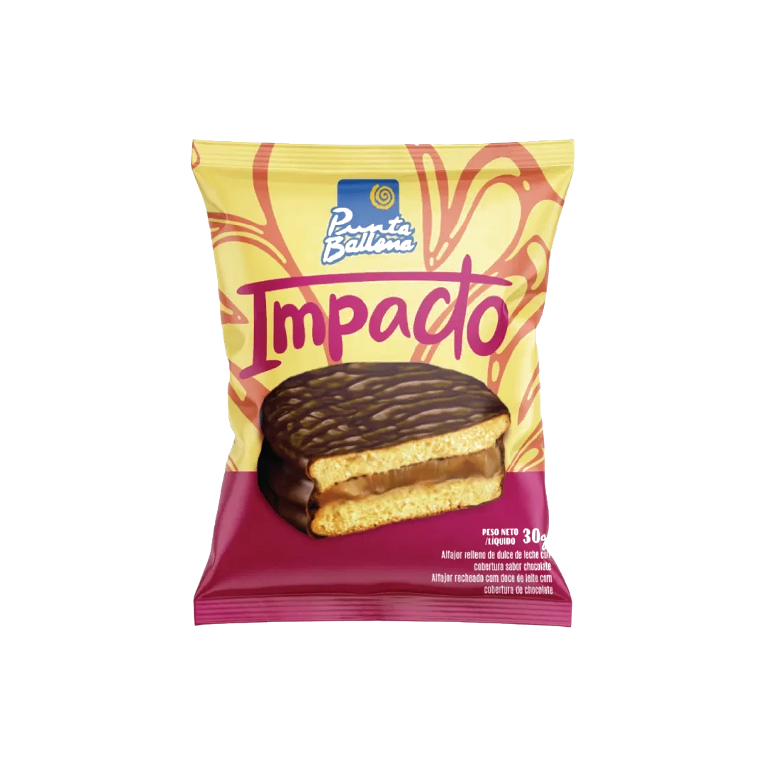 Alfajor IMPACTO Choco x16u