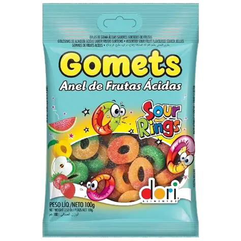 Gomets Frutal y Frutas ácidas 100g