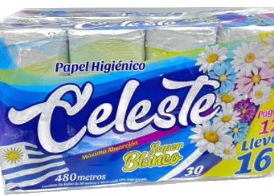 Funda PH CELESTE 4 pack x16 rollos