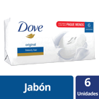 Jabón DOVE original x8u