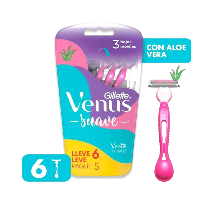 Afeitadora Venus 3 hojas