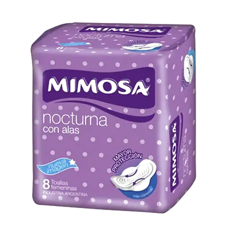 Toalla femenina Mimosa Nocturna x8u