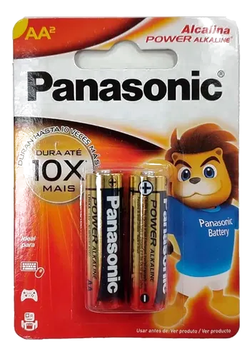 Pilas Panasonic AA pack x2u
