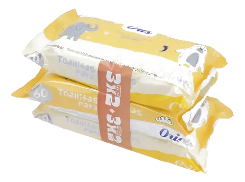 Toalla Húmeda Oris Pack x3u