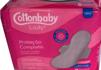 Toalla Cottonbaby con alas Rosada x8u