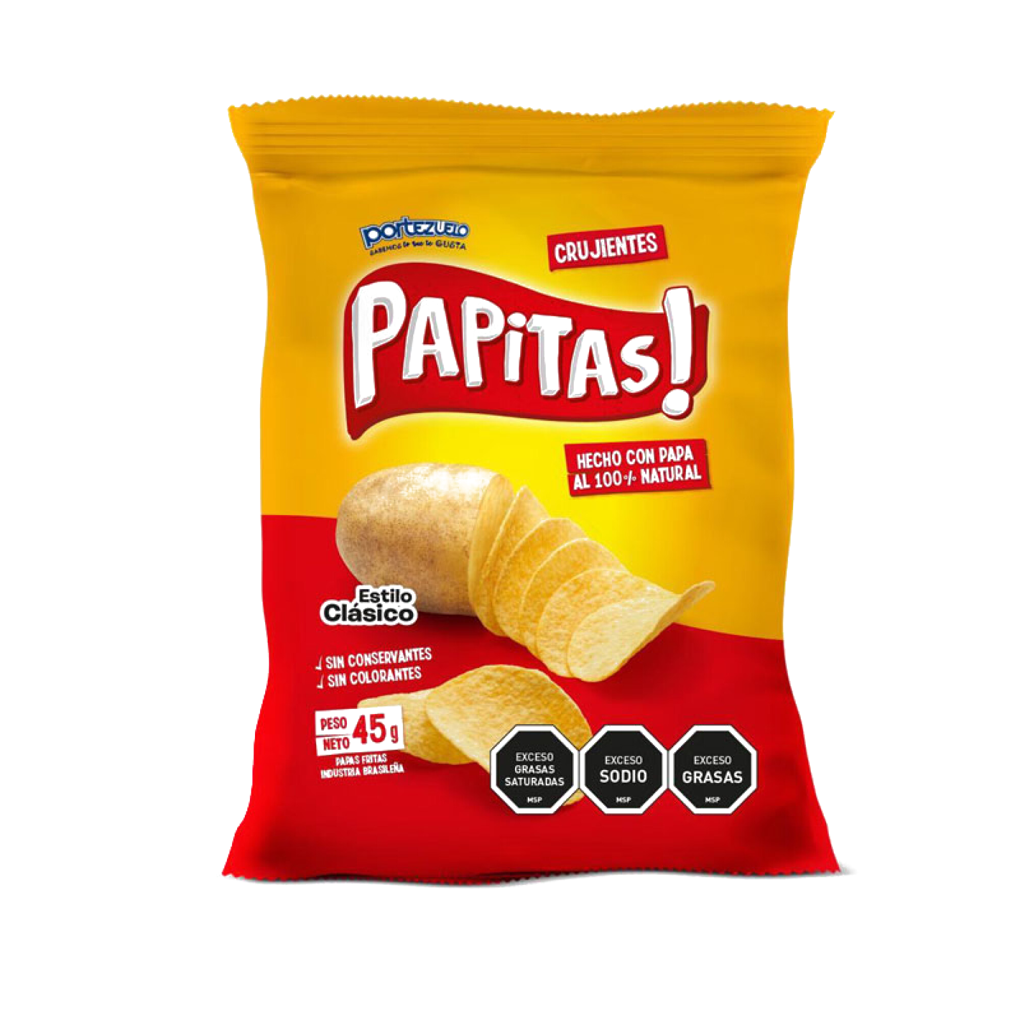 Papitas Portezuelo Clásicas 150g