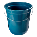 Balde de Plastico Negro BUENA CALIDAD