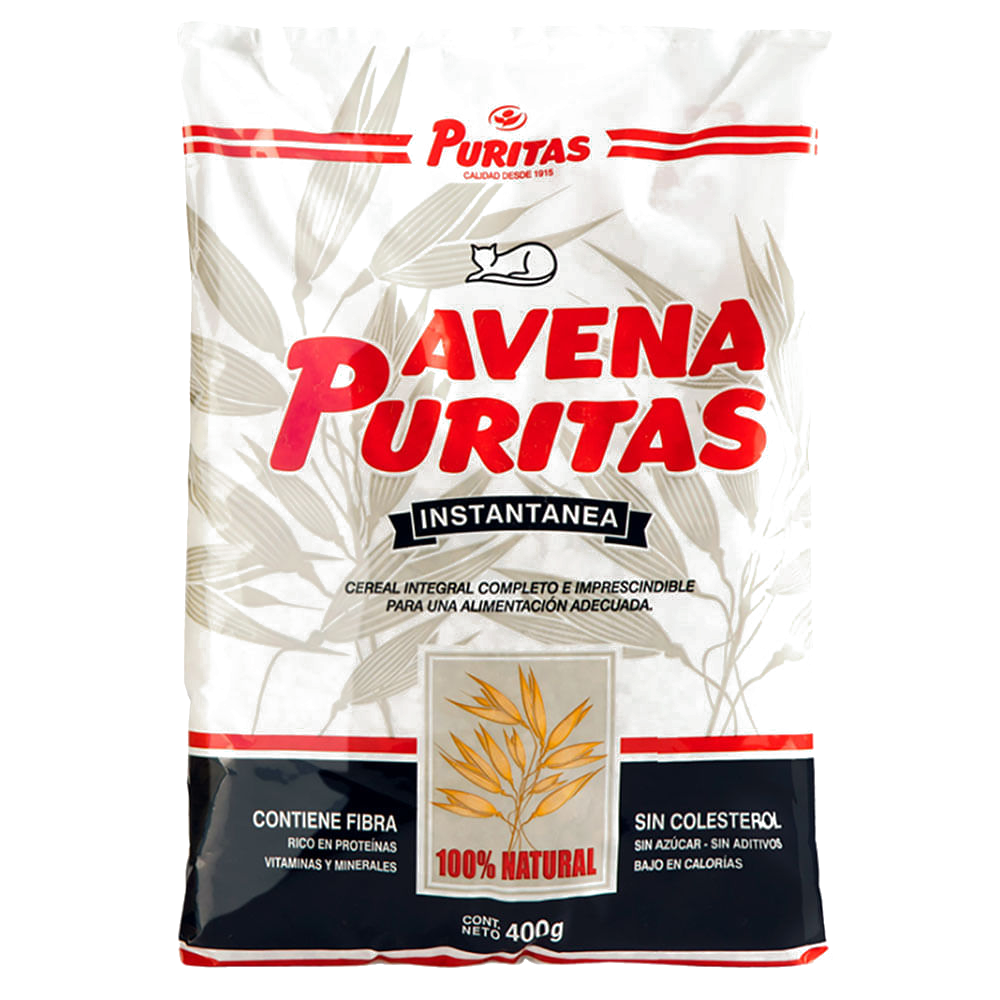Avena Puritas 200 G funda x 12u c/u