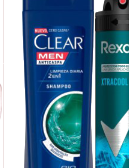 Pack CLEAR MEN Sham 400ml+Rexona aerosol