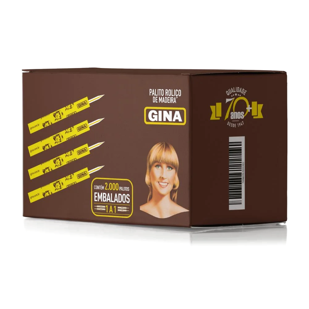 Funda x25 cajas de escarbadientes Gina x100 palitos