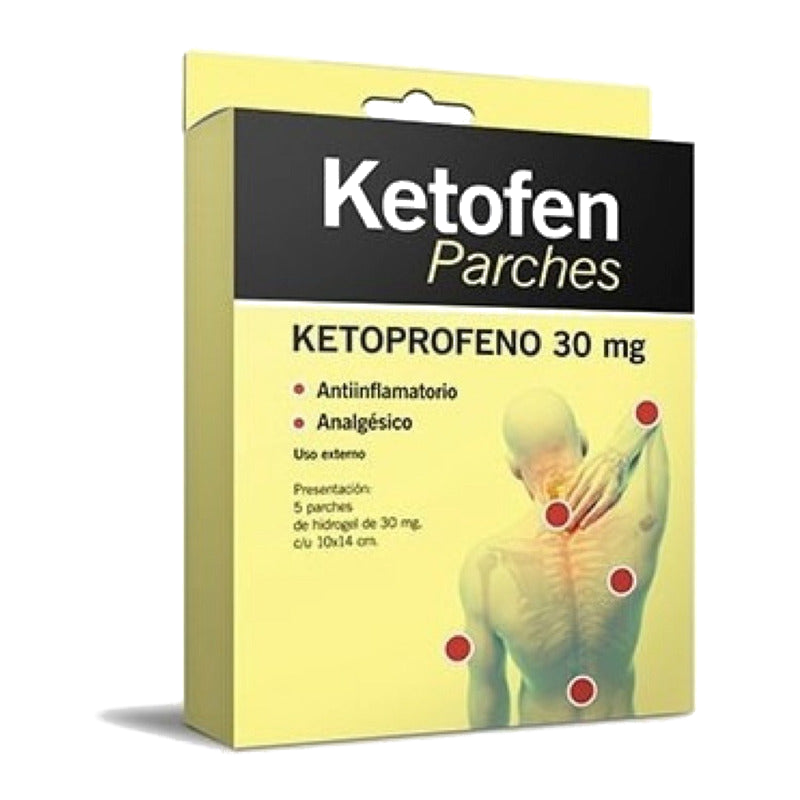 Parches de Ketofen x5u