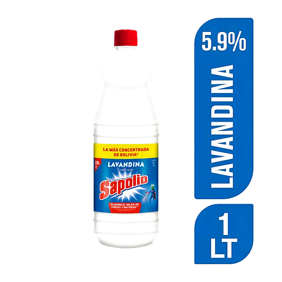 Agua Lavandina Sapolio 1L