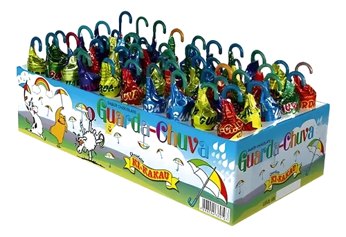 Paraguitas de chocolate x50u púb