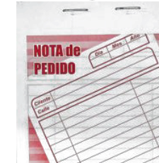Libreta Nota de Pedido 70H