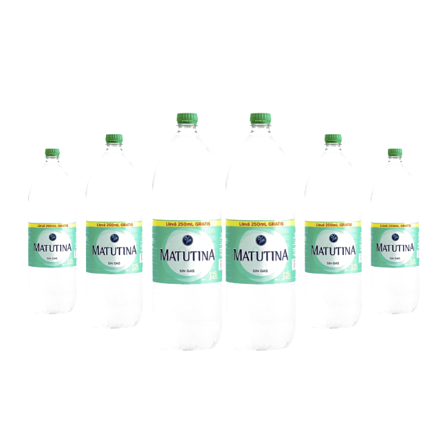 Funda de agua MATUTINA SIN GAS 2.5L x6u