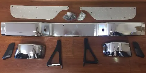 PARAGOLPE TRA MITSUBISHI CROMADO