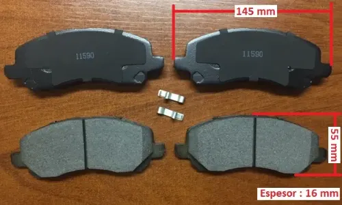 PASTILLAS DEL MITSUBISHI LANCER 04 BREMSI