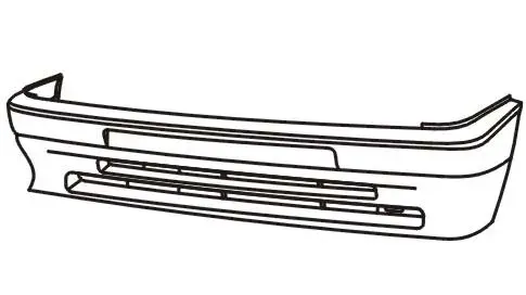 PARAGOLPE DEL PEUGEOT 106 92-96