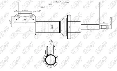 AMORTIGUADOR DEL RENAULT R9-11 GSP