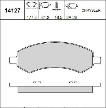 PASTILLAS DEL DODGE RAM 1500 BREMSI