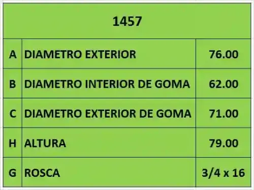 FILTRO ACEITE » 3/4 x 16 VW (PH11457)