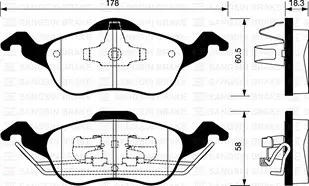 PASTILLAS DEL FORD FOCUS 98 BREMSI