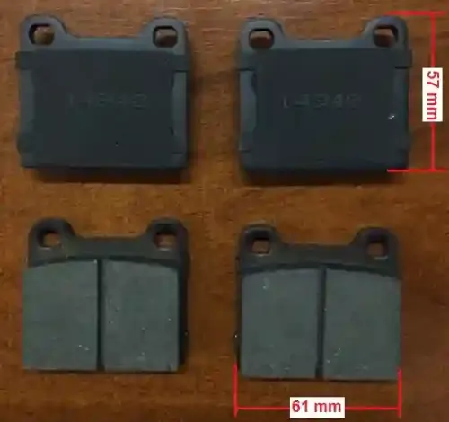PASTILLAS DEL GM CHEVETTE-TRA MB 220 BREMSI