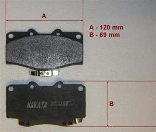 PASTILLAS DEL TOYOTA HILUX 2.8-3.0 (4WD) BREMSI