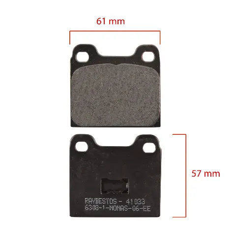 PASTILLAS DEL VW GOL 84 (GRUESA) BREMSI