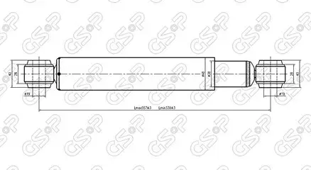 AMORTIGUADOR TRA TOYOTA HILUX 92 4WD ARG BREME