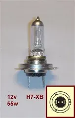 LAMPARA 12V H7 55W AZUL NAITE