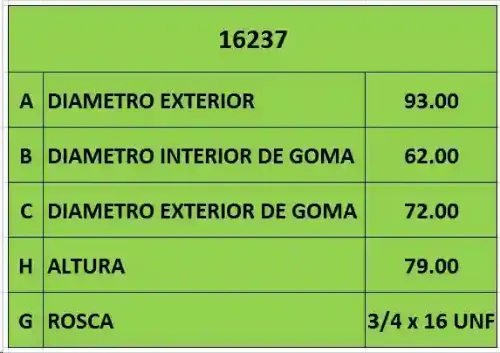 FILTRO ACEITE » 3/4 x 16 UNF FORD-RENAULT (PH927A