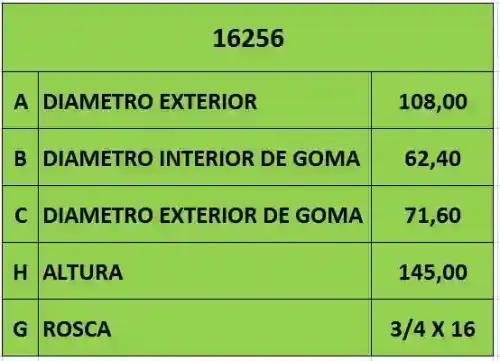 FILTRO ACEITE » 3/4 x 16 FIAT-PEUGEOT (PH4847A)