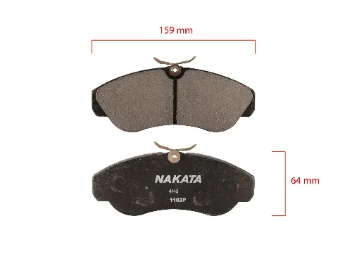 PASTILLAS DEL FIAT DUCATO-BOXER 95 (159mm) BREMSI