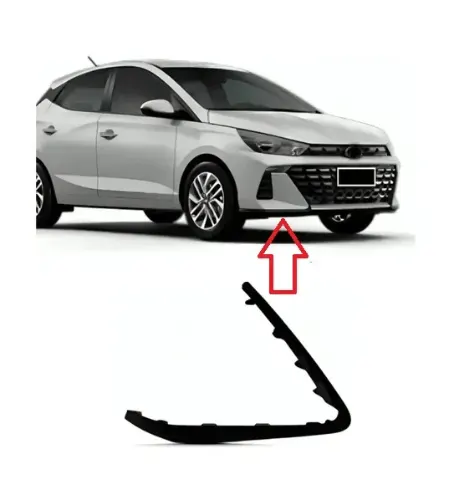 MOLDURA PARAG DEL DER HYUNDAI HB20 23 (NEGRA)
