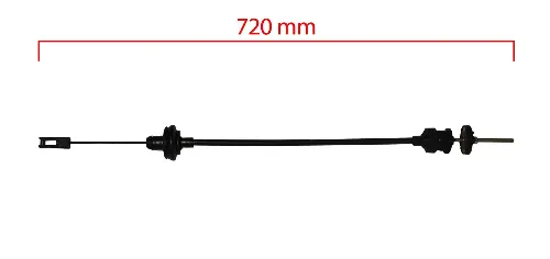 CABLE EMBRAGUE PEUGEOT 206 1.1-1.6 N 98 (MAN)700mm