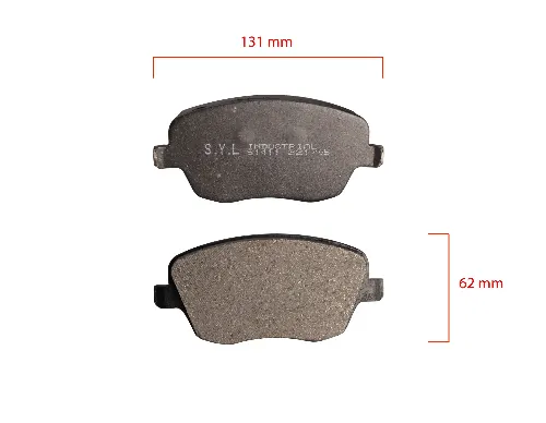 PASTILLAS DEL VW POLO 04 (GIRLING) (B)