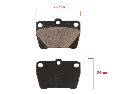 PASTILLAS TRA TOYOTA RAV 4 97-TIGGO 10 BREMSI