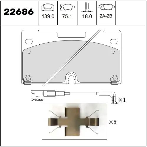 PASTILLAS DEL GM SILVERADO 1500 BREMSI CERAMICA