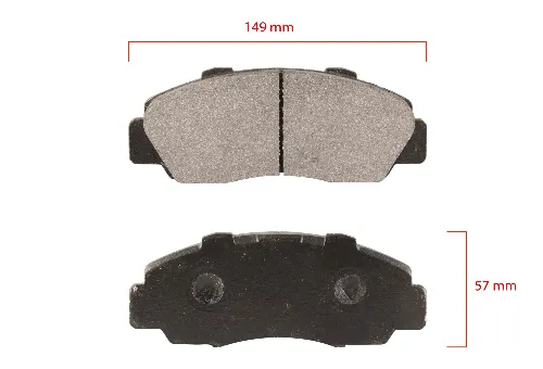 PASTILLAS DEL HONDA ACCORD 2.0 89 BREMSI