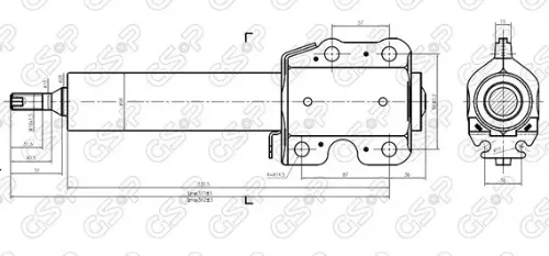 AMORTIGUADOR DEL MB SPRINTER 97 BREME