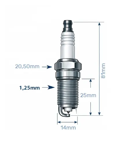 BUJIA BPR5EP (P/PLATINO) AUTOLITE