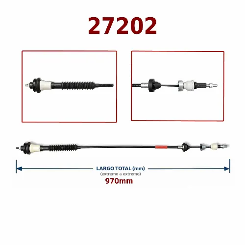 CABLE EMBRAGUE CITROEN-PEUGEOT 1.6I 16V REG/AUTOM