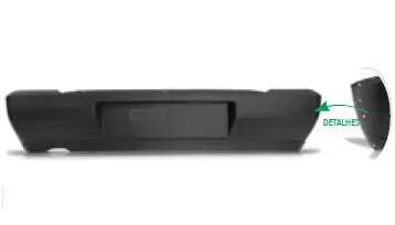 PARAGOLPE TRA FIAT UNO FIRE WAY 08-11(GRIS)(C/MOL)