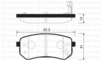 PASTILLAS TRA KIA PICANTO 05 (HIQ)