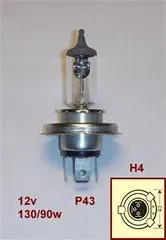 LAMPARA 12V H4 P43 130/90W (TRIFA)