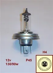 LAMPARA 12V H4 P45 130/90W (TRIFA)